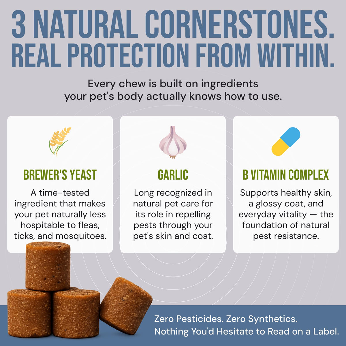 Natural Flea & Tick Prevention Soft Chews Z1186