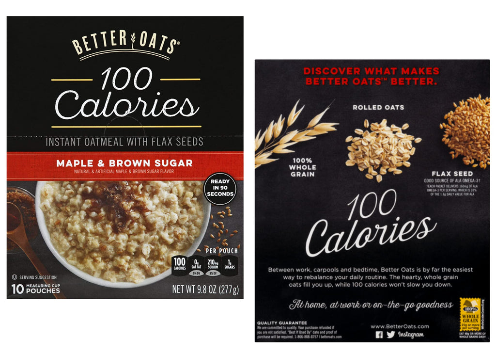 100 Calorie Instant Oatmeal Bundle with Flax Seed G68933