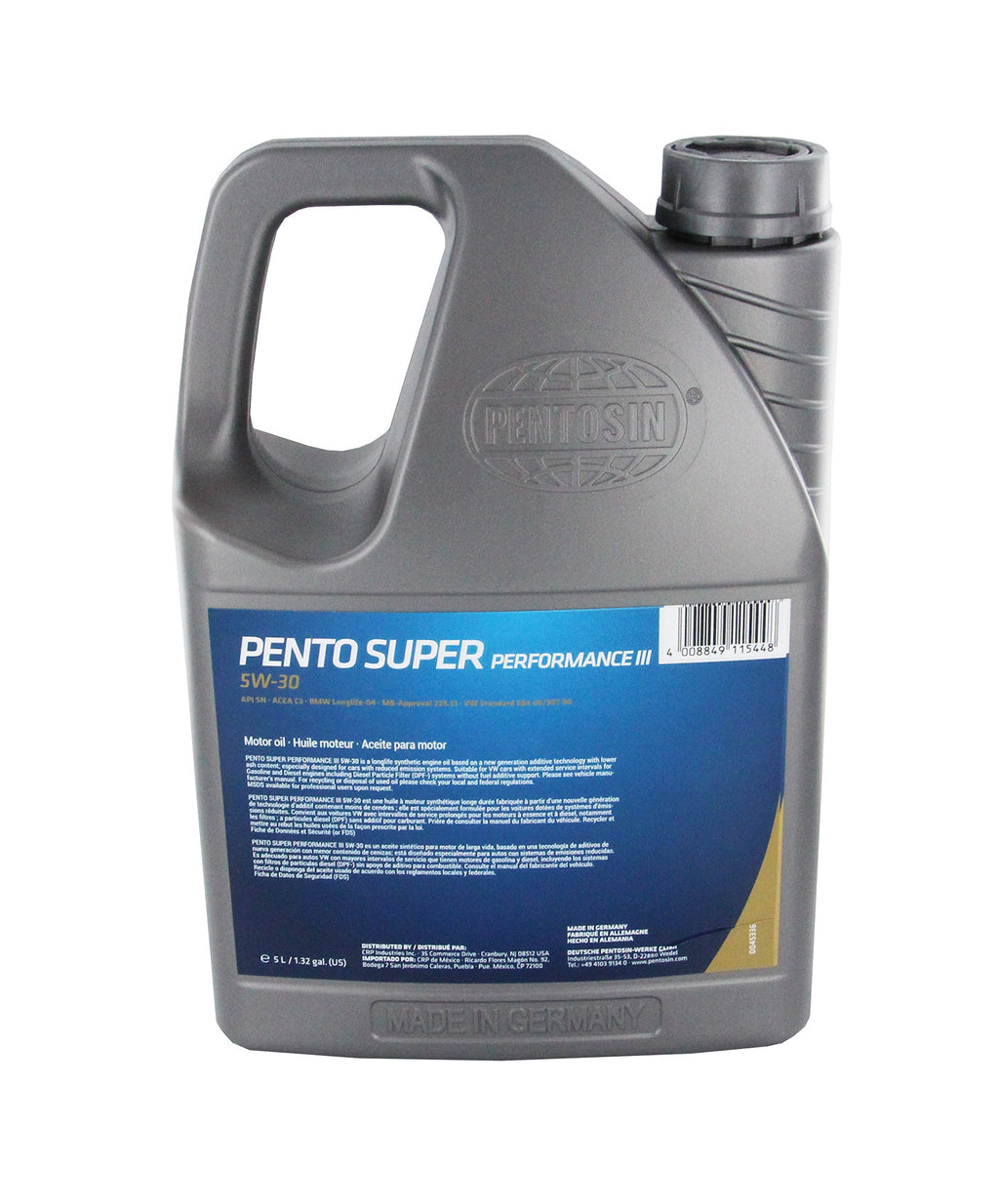 5W-30 Full Synthetic Motor Oil 5 Liter J956