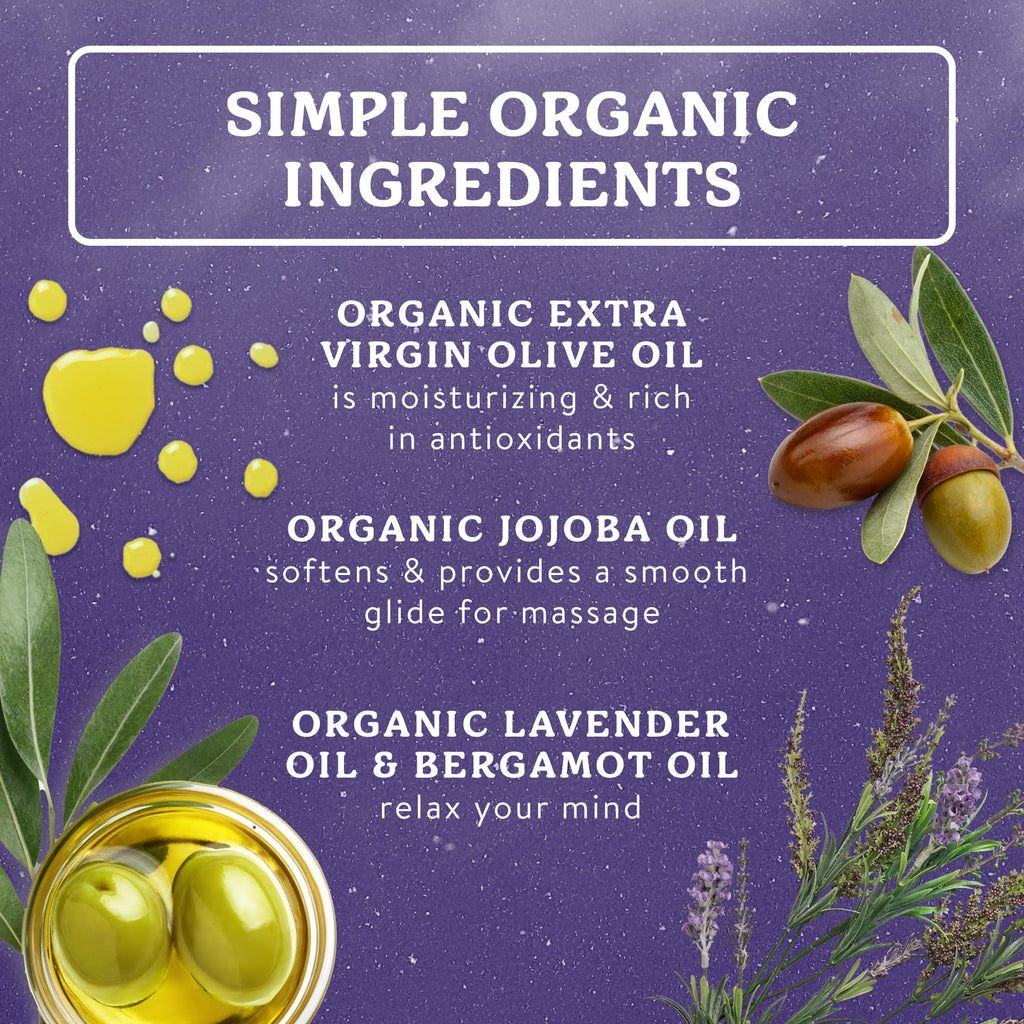 Organic Lavender Massage Oil 4 fl oz U4137