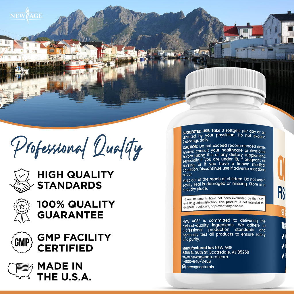 Triple Strength Omega 3 Fish Oil 3750 mg EPA & DHA 180 Count K774887