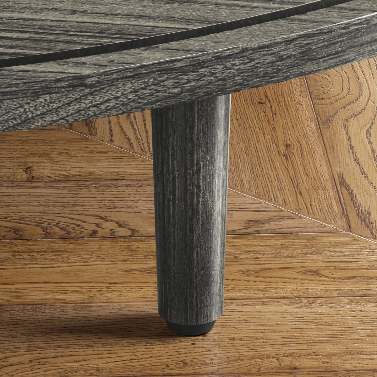 Round Coffee Table, 31.5" Lift-Top with Storage, Grey L884