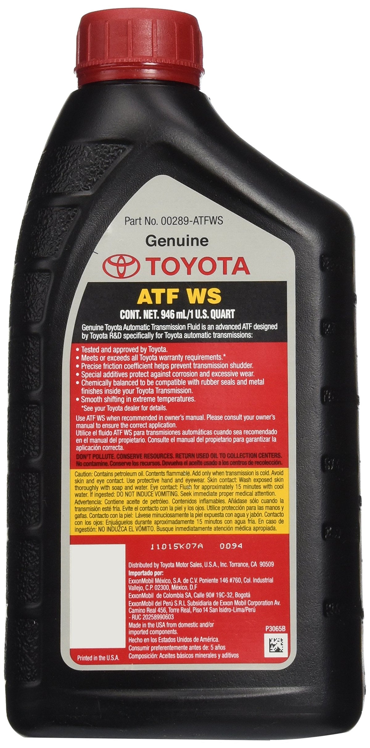 Automatic Transmission Fluid Pack of 4 M592521
