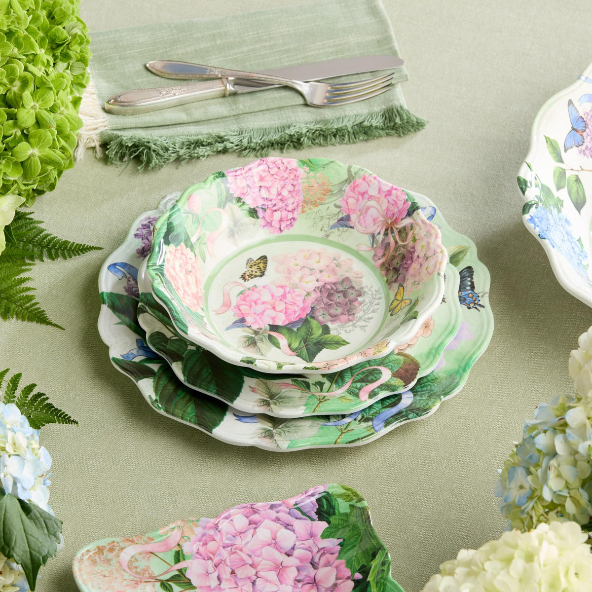 Melamine 12-Piece Dinnerware Set Service for 4 Y6926