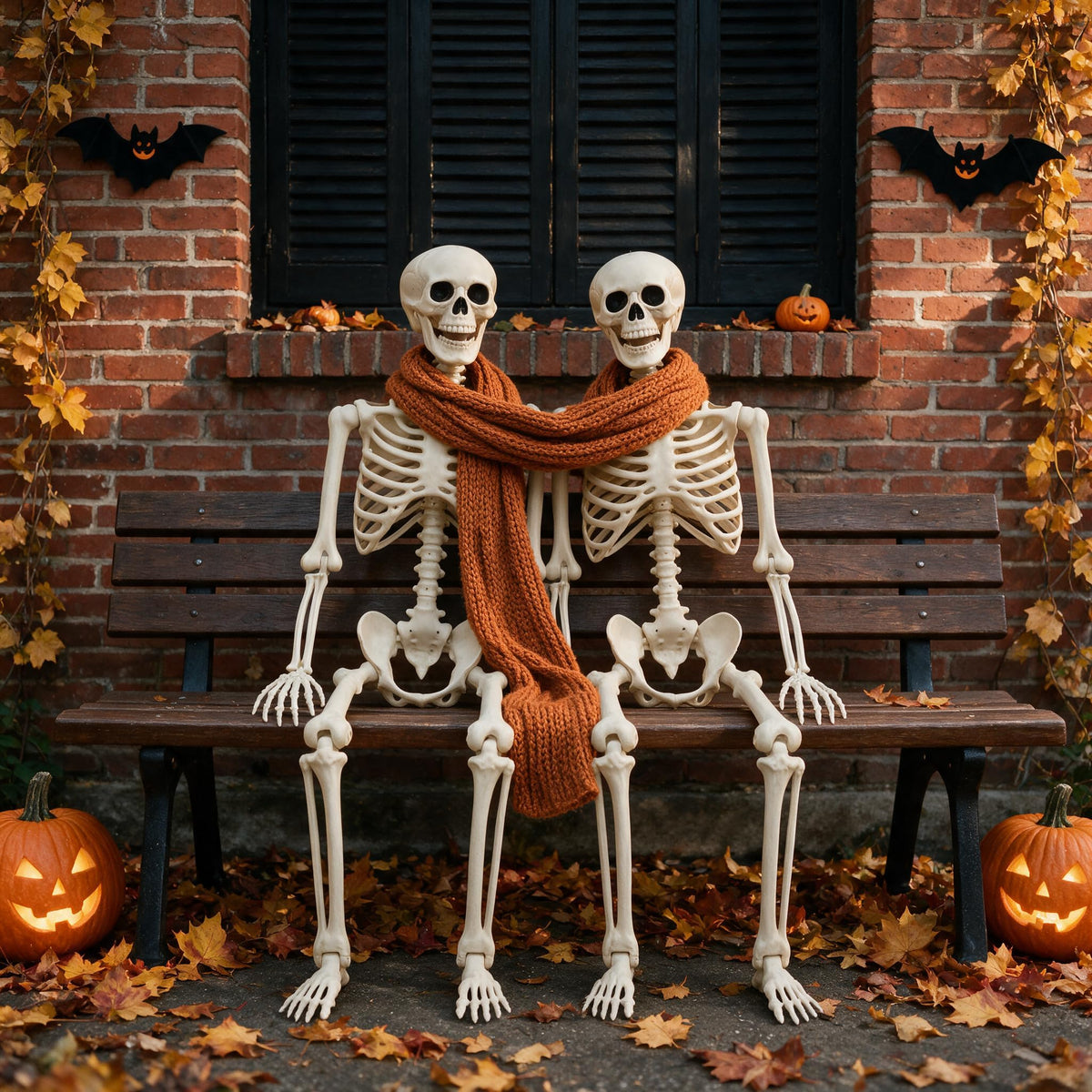 5.4FT Skeleton Halloween Decoration W914916
